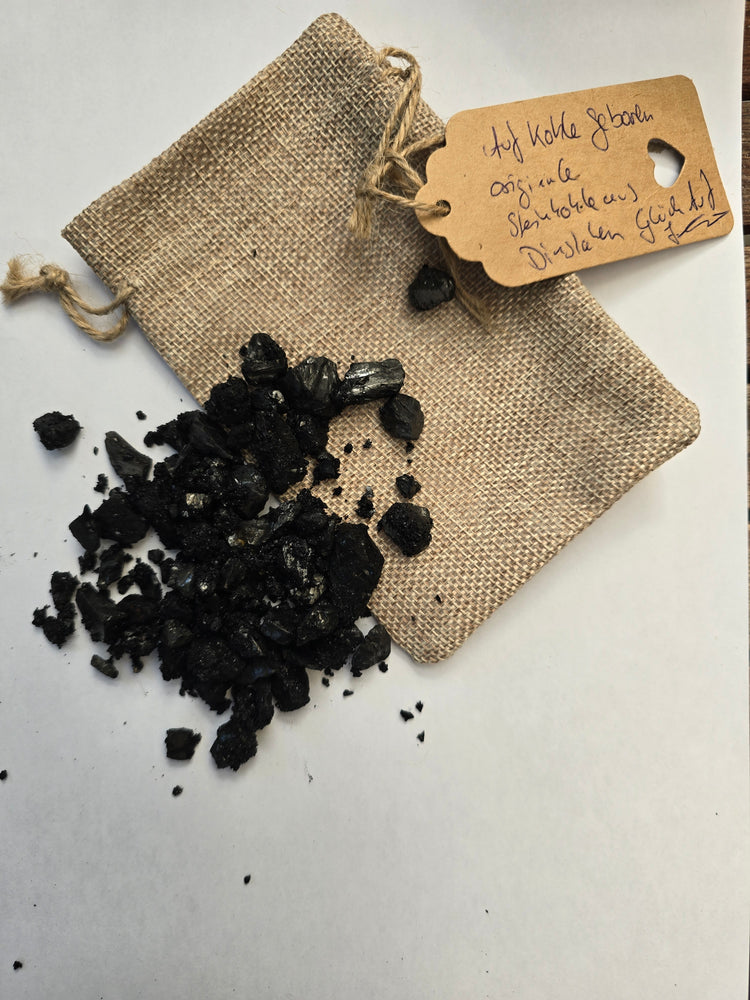 Originale Steinkohle aus Dinslaken Bergbau Souvenir