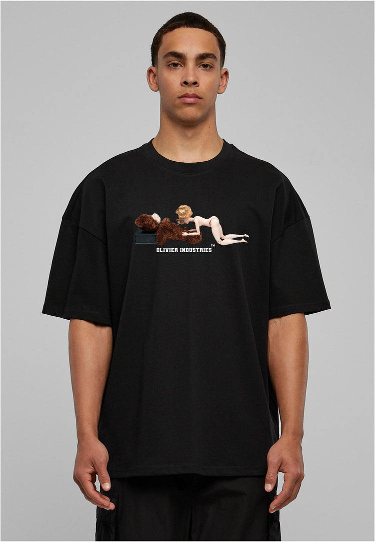 Bear and doll sex funny oversize tee by olivier industries tm