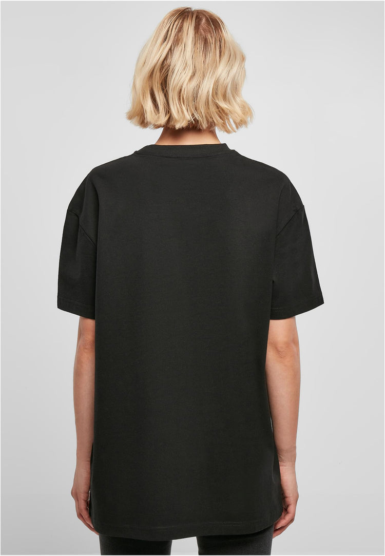 Olivier Industries Nightcrawler Black-moon yellow green Ladies Oversize Tee