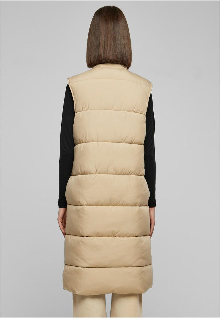 Ladies Long Puffer Vest