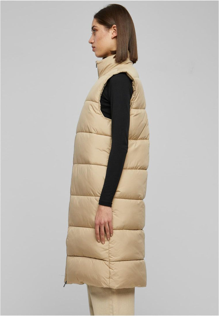 Ladies Long Puffer Vest