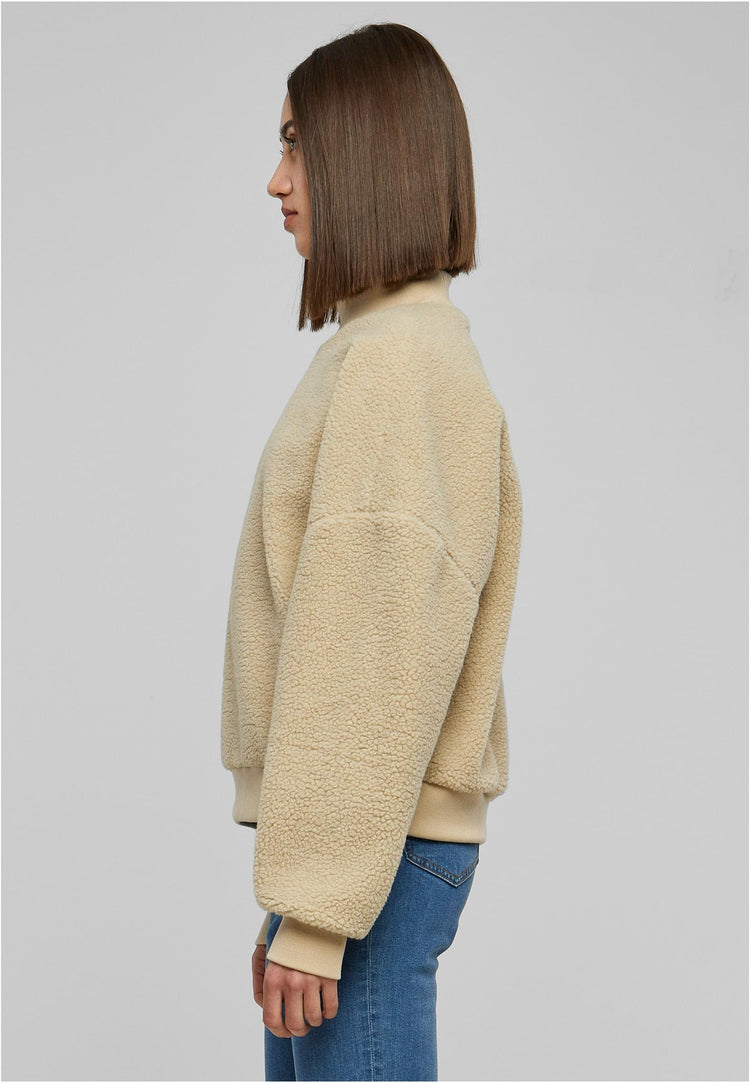 Ladies Sherpa Crewneck