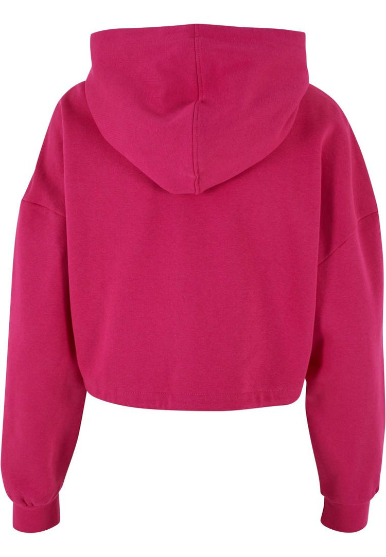 Ladies Cropped Oversized Hoodie
