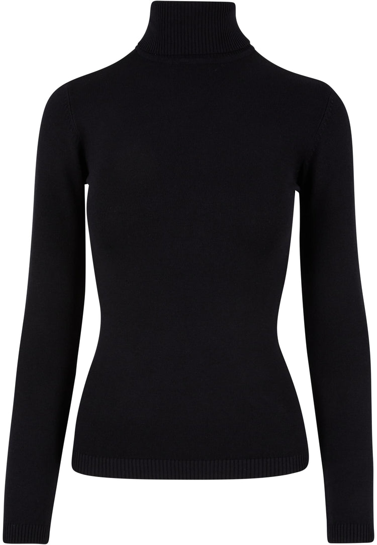Ladies Knitted Turtleneck Sweater