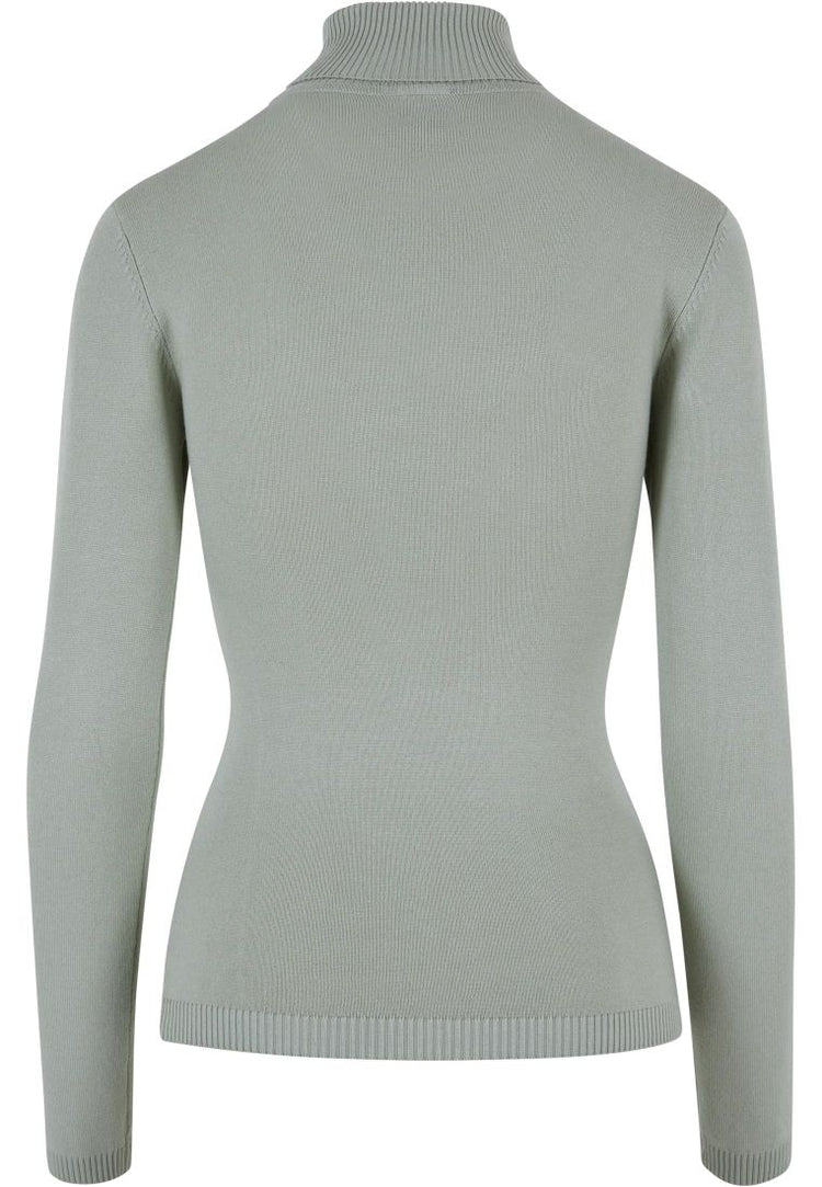 Ladies Knitted Turtleneck Sweater