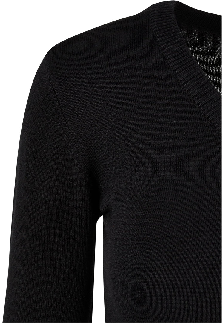 Ladies Knitted V-Neck Sweater