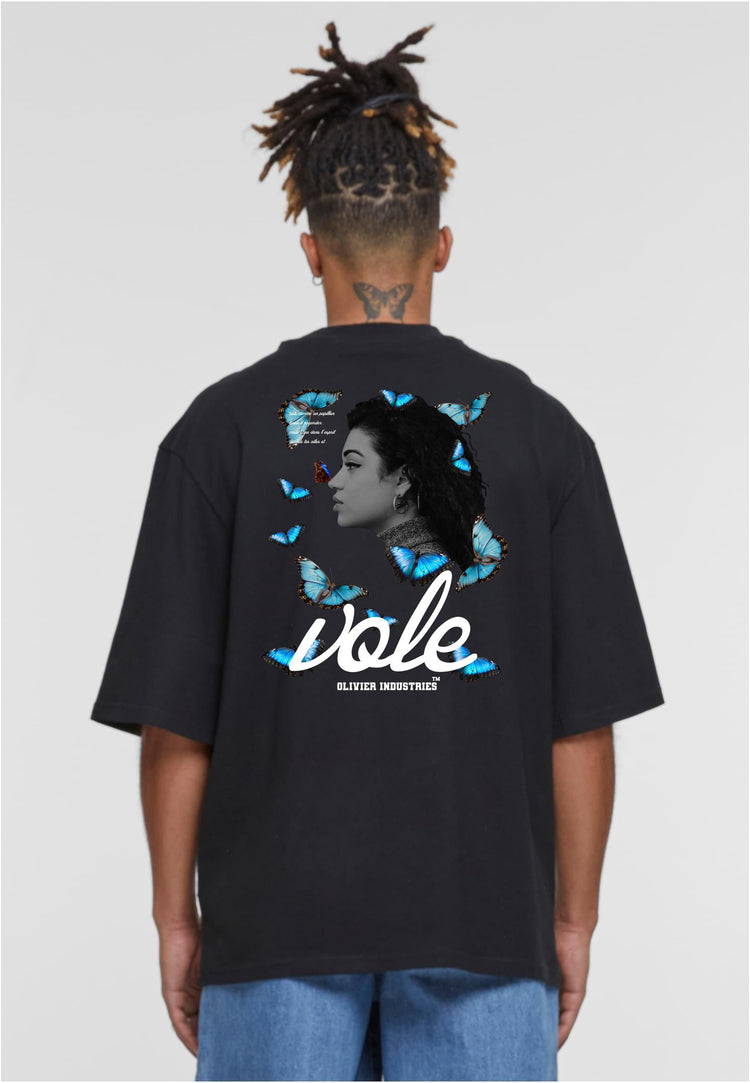 Olivier Industries TM butterfly vole- men oversize T-shirt