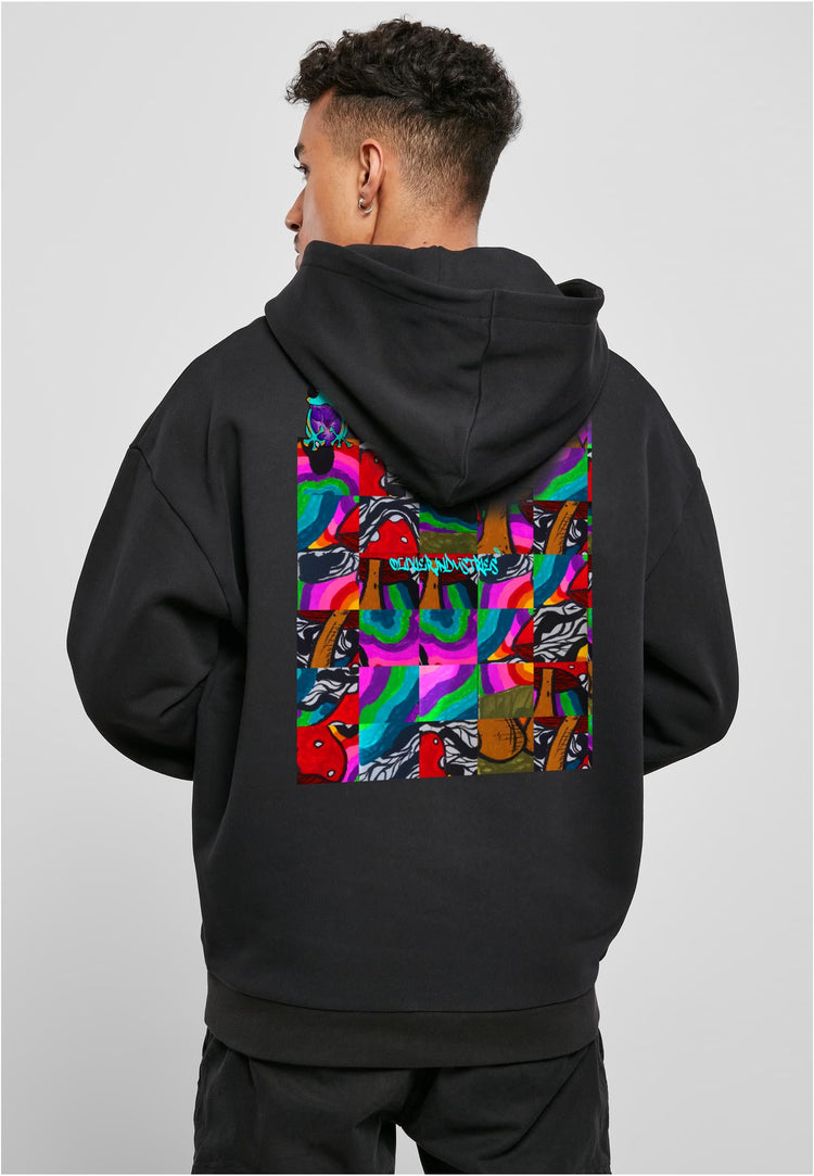 Olivier industries psychodelic mushroom Heavy Oversize Hoodie
