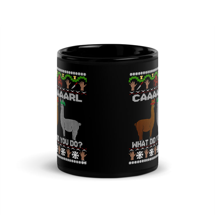 Original Jean Olivier Carl what did you do olivier industries christmas mug