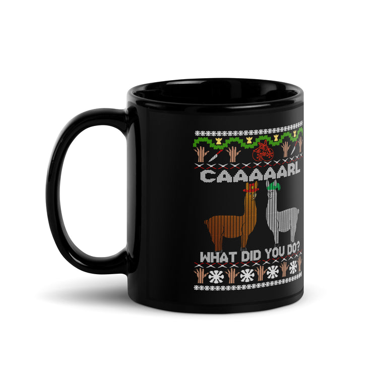 Original Jean Olivier Carl what did you do olivier industries christmas mug