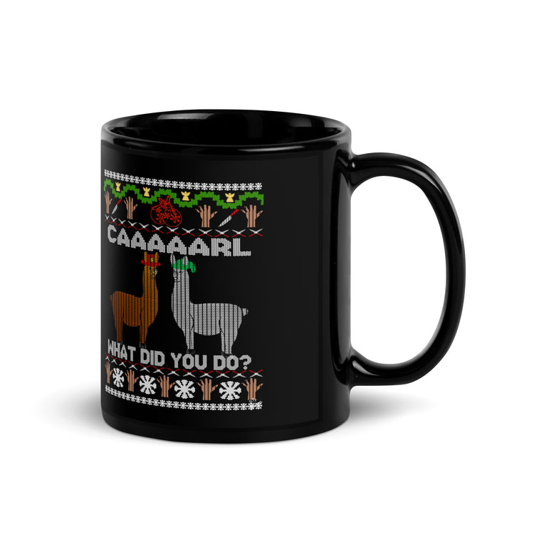 Original Jean Olivier Carl what did you do olivier industries christmas mug