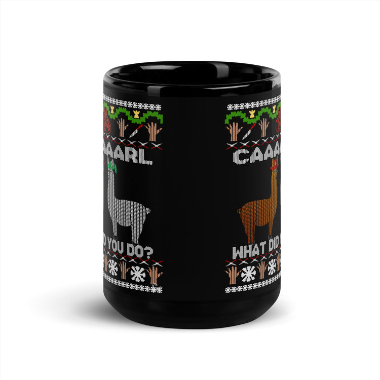 Original Jean Olivier Carl what did you do olivier industries christmas mug