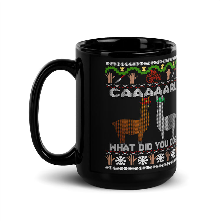 Original Jean Olivier Carl what did you do olivier industries christmas mug