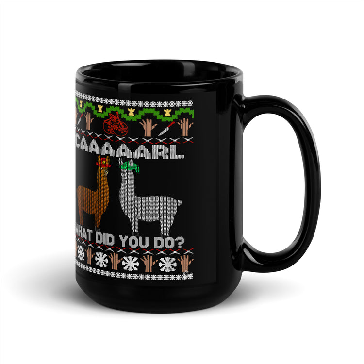 Original Jean Olivier Carl what did you do olivier industries christmas mug