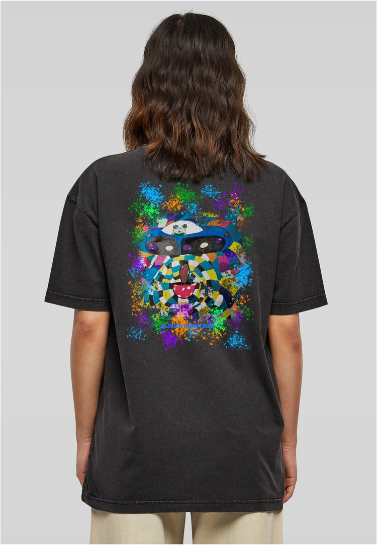 Olivier Industries TM frog alien mushroom Ladies Boyfriend Tee