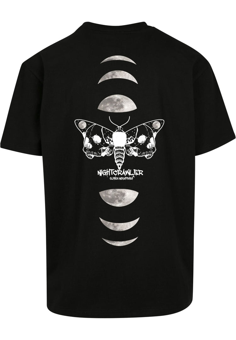 Olivier Industries Nightcrawler Moth Moon oversize Men T-shirt