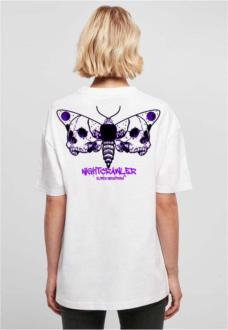 Olivier Industries Nightcrawler Black-lilac Ladies Oversize Tee