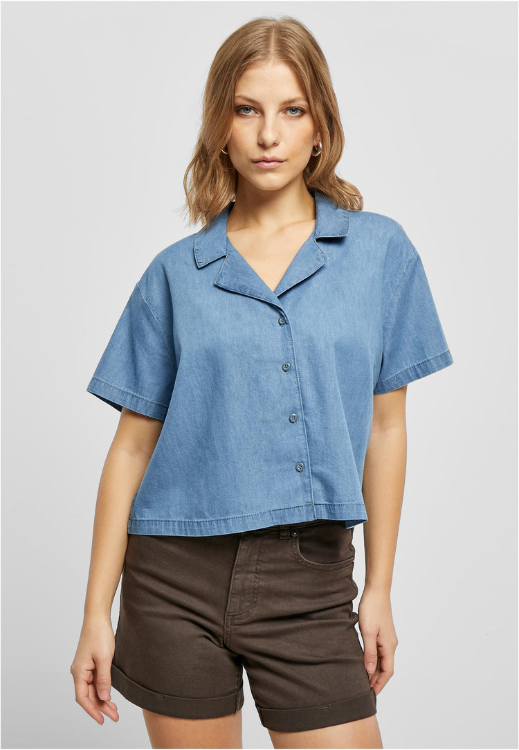 Summer tee denim style Woman - Olivier Industries ® Art & Apparel