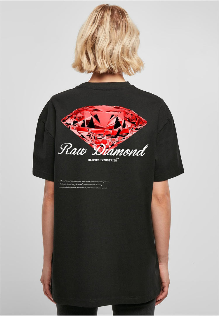 Olivier Industries Raw Diamond Rubin Boyfried Ladies Oversize Tee - Olivier Industries ® Art & Apparel