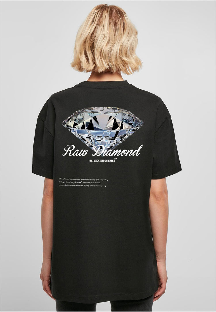 Olivier Industries Raw Diamond Boyfried Ladies Oversize Tee - Olivier Industries ® Art & Apparel