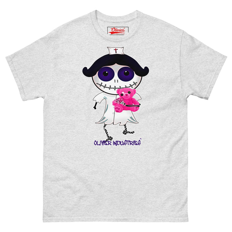 Olivier Industries TM Worldwide - Horror Nurse Doll unisex classic T-Shirt - Olivier Industries ® Art & Apparel