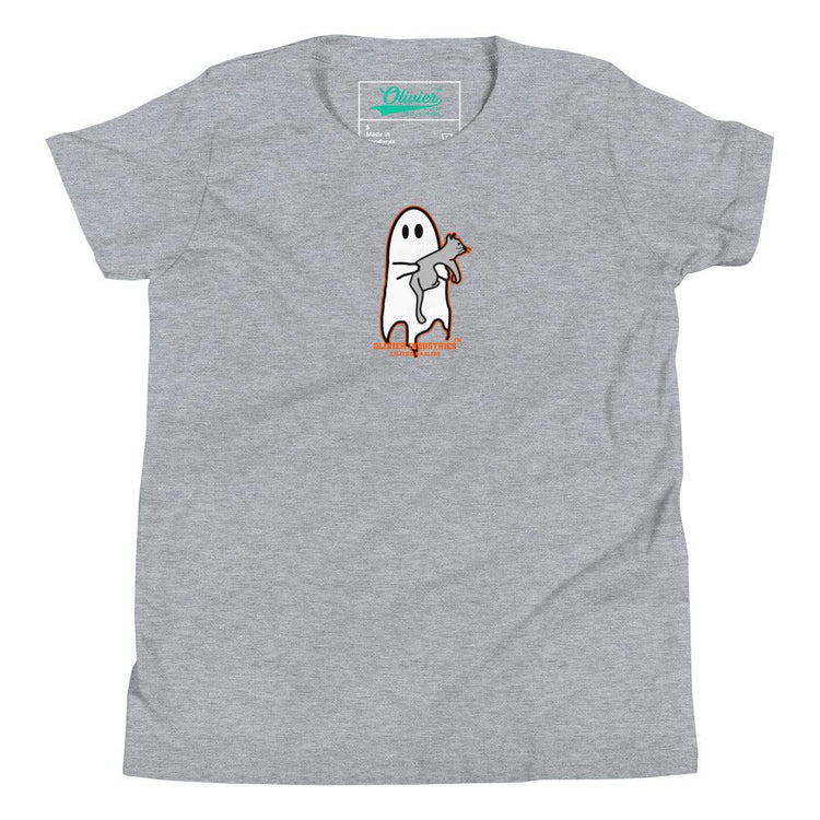 Olivier Industries Worldwide x S.Klehr Geist und Katze Kinder T-shirt - Olivier Industries ® Art & Apparel