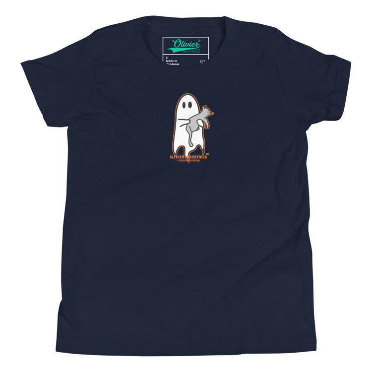 Olivier Industries Worldwide x S.Klehr Geist und Katze Kinder T-shirt - Olivier Industries ® Art & Apparel