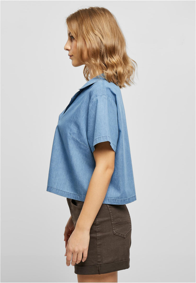 Summer tee denim style Woman - Olivier Industries ® Art & Apparel