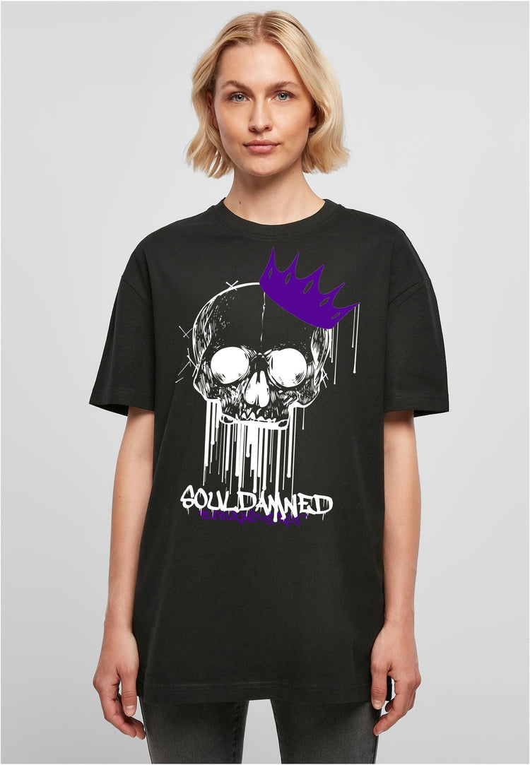 Olivier Industries Souldamned Boyfried Ladies Oversize Tee - Olivier Industries ® Art & Apparel