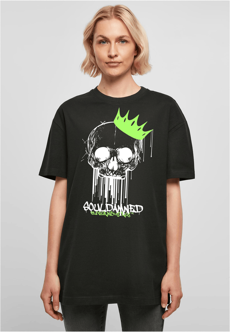 Olivier Industries Souldamned Boyfried Ladies Oversize Tee - Olivier Industries ® Art & Apparel