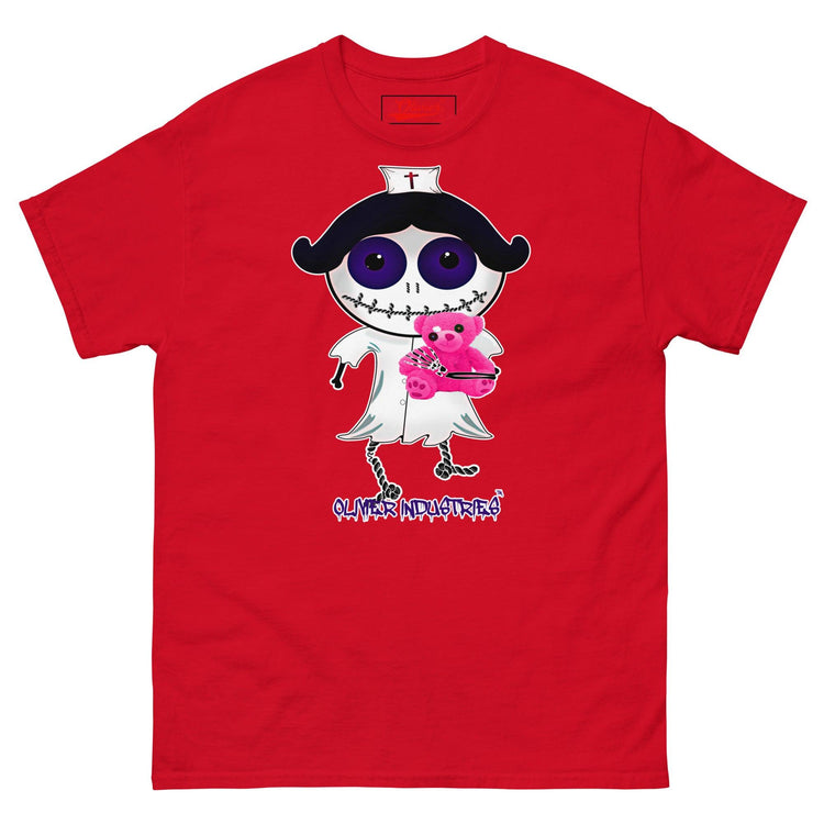 Olivier Industries TM Worldwide - Horror Nurse Doll unisex classic T-Shirt - Olivier Industries ® Art & Apparel