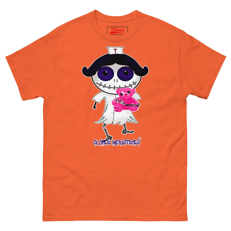 Olivier Industries TM Worldwide - Horror Nurse Doll unisex classic T-Shirt - Olivier Industries ® Art & Apparel