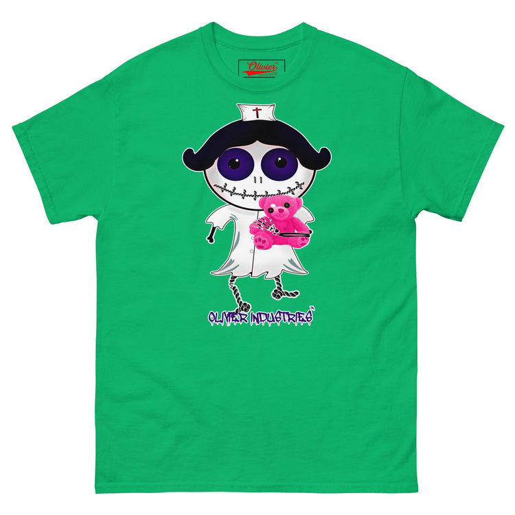 Olivier Industries TM Worldwide - Horror Nurse Doll unisex classic T-Shirt - Olivier Industries ® Art & Apparel