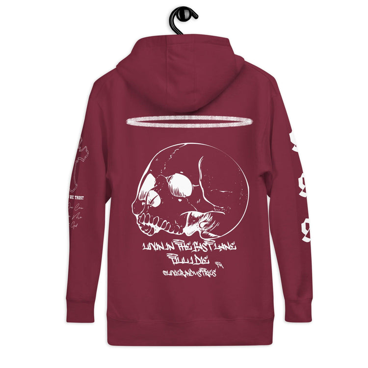 Olivier Industries ® livin the fast lane till i die skull Unisex-Kapuzenpullover - Olivier Industries ® Art & Apparel