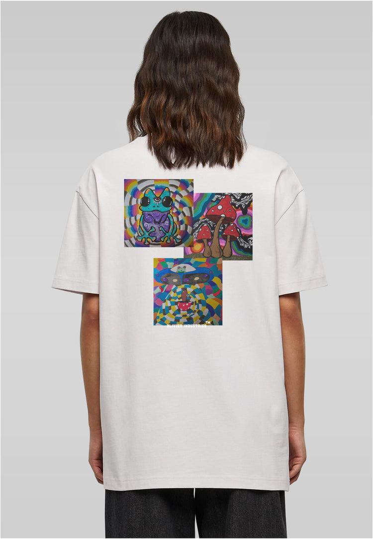 Olivier Industries TM frog mushroom Ladies Boyfriend Tee