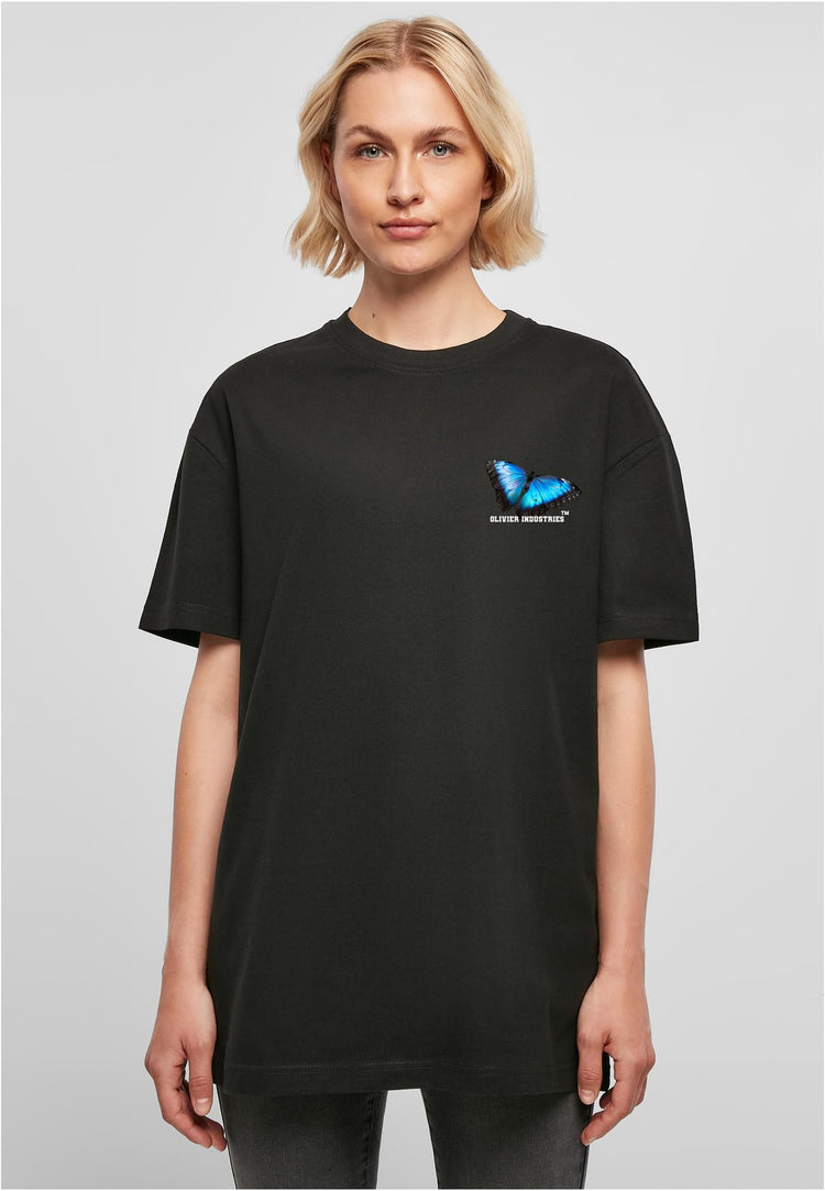 Olivier Industries TM butterfly vole Ladies Boyfriend Tee