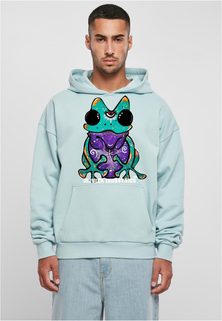 Olivier industries psychodelic frog Heavy Oversize Hoodie