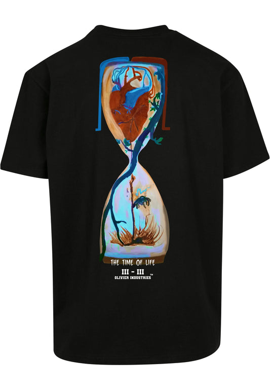Olivier Industries the time of life pt3 real blood art on - men oversize T-shirt