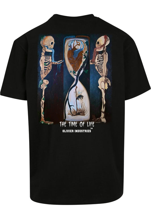 Olivier Industries the time of life real blood art on - men oversize T-shirt