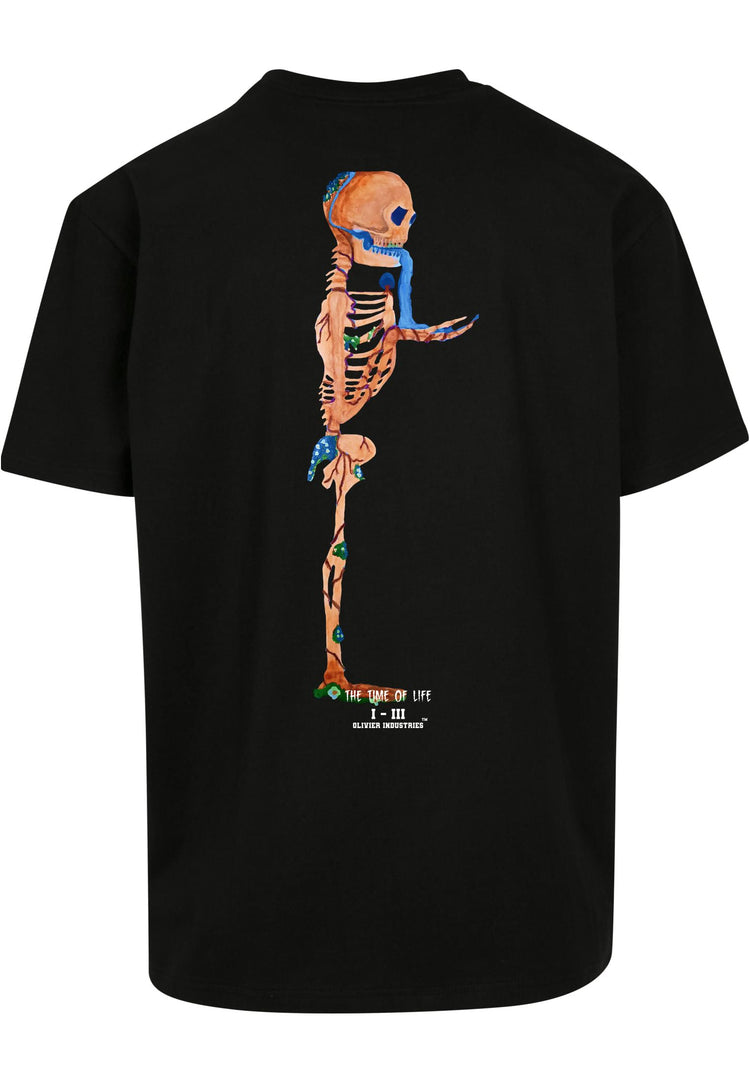 Olivier Industries the time of life pt1 real blood art on - men oversize T-shirt
