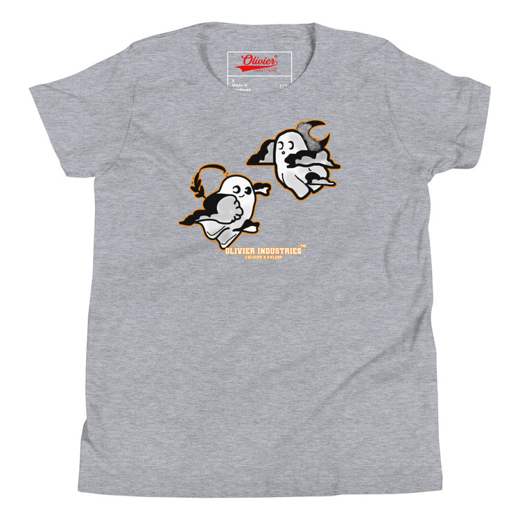 Olivier Industries worldwide x S.Klehr Geister bei Nacht Kinder T-shirt