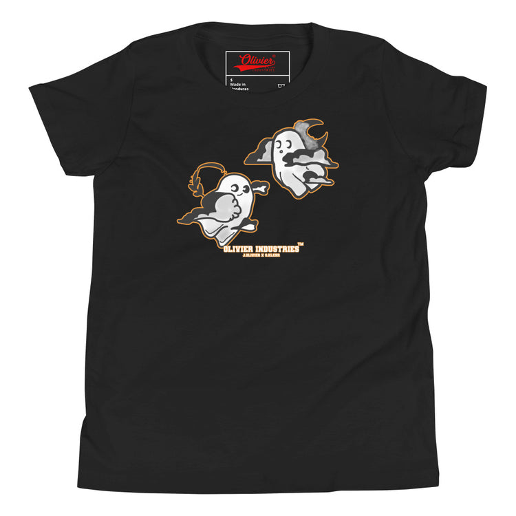 Olivier Industries worldwide x S.Klehr Geister bei Nacht Kinder T-shirt