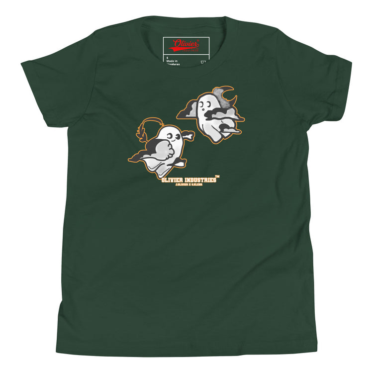 Olivier Industries worldwide x S.Klehr Geister bei Nacht Kinder T-shirt