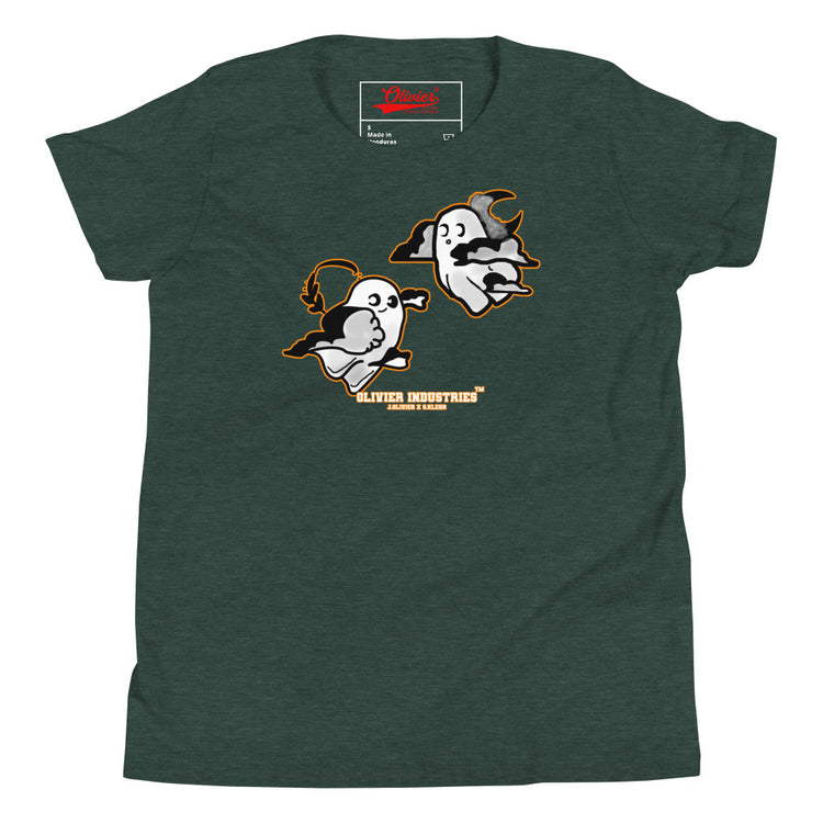 Olivier Industries worldwide x S.Klehr Geister bei Nacht Kinder T-shirt