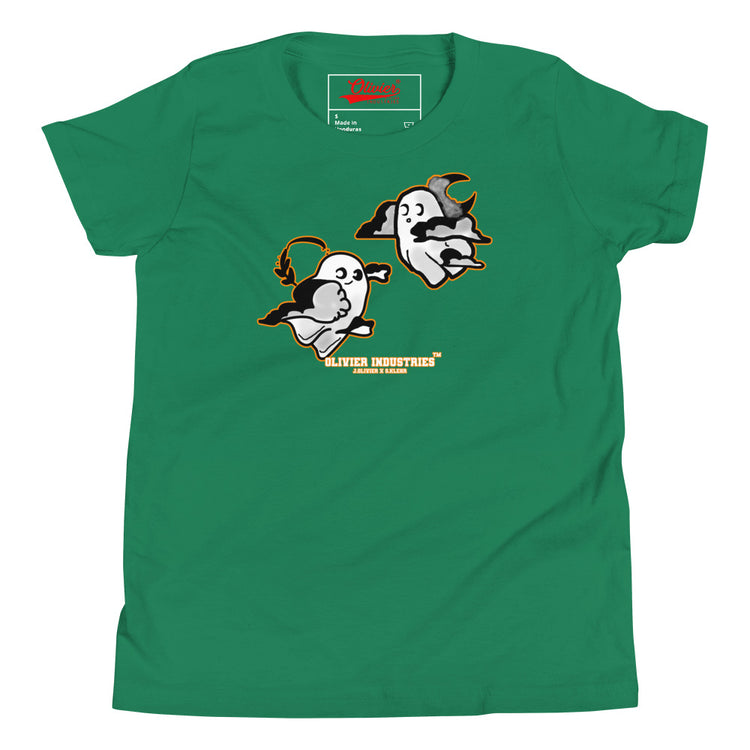 Olivier Industries worldwide x S.Klehr Geister bei Nacht Kinder T-shirt