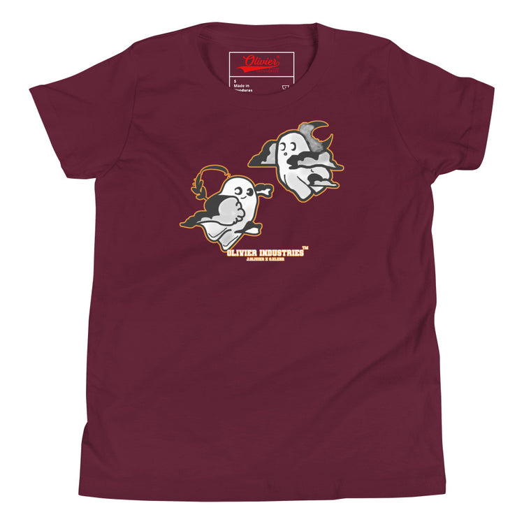 Olivier Industries worldwide x S.Klehr Geister bei Nacht Kinder T-shirt