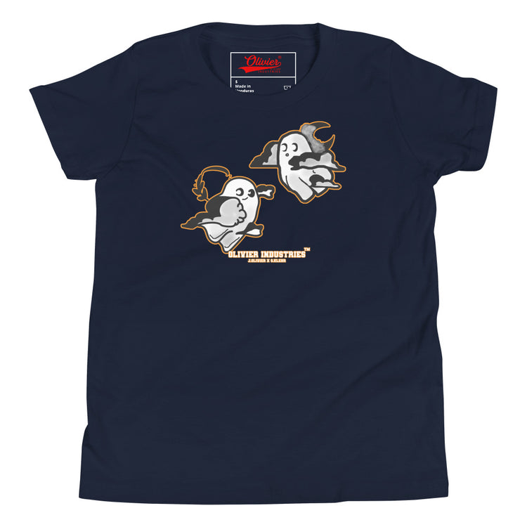 Olivier Industries worldwide x S.Klehr Geister bei Nacht Kinder T-shirt
