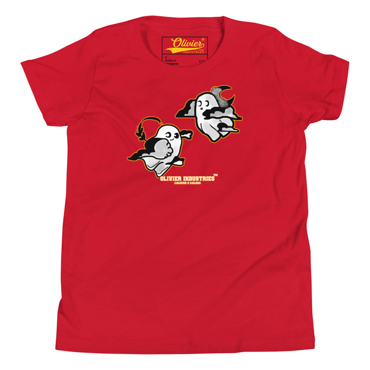 Olivier Industries worldwide x S.Klehr Geister bei Nacht Kinder T-shirt