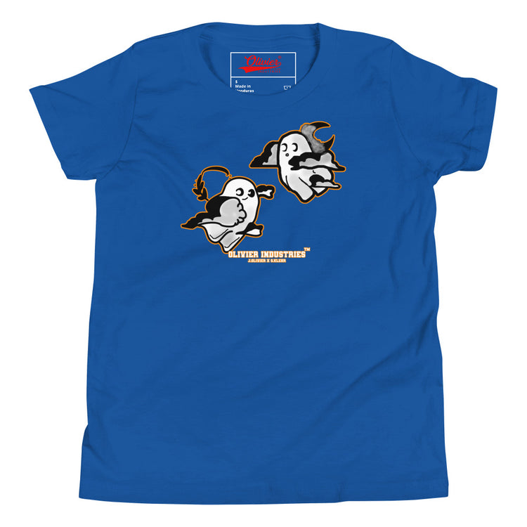 Olivier Industries worldwide x S.Klehr Geister bei Nacht Kinder T-shirt