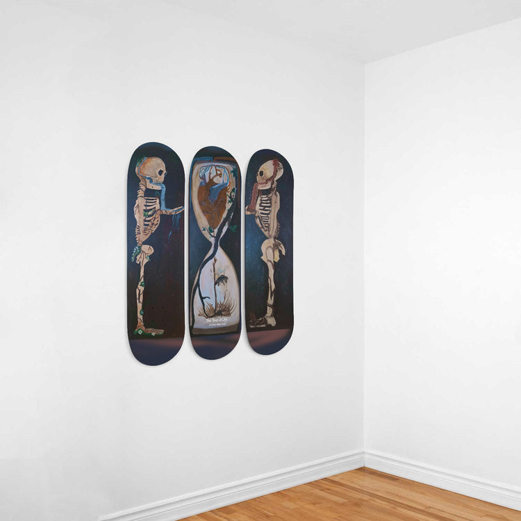 Image 1 of skatedeck wallart blutkunst by olivier industries